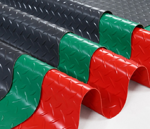 Factory Customizable Anti Slip Pattern Plastic <strong>PVC</strong> Rubber Flooring - Product Image 1