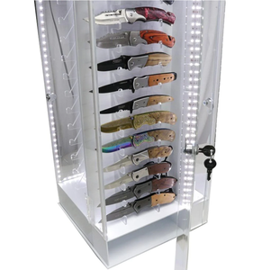 Defender 52 pcs Acrylic dao hiển thị Kệ trường hợp 360 Xoay 4 mặt hiển thị - Product Image 3