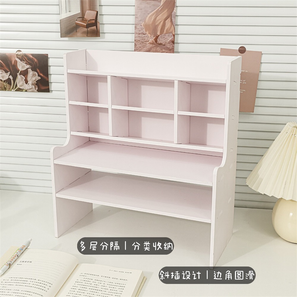 Medium-sized multi-tiered grid shelving unit