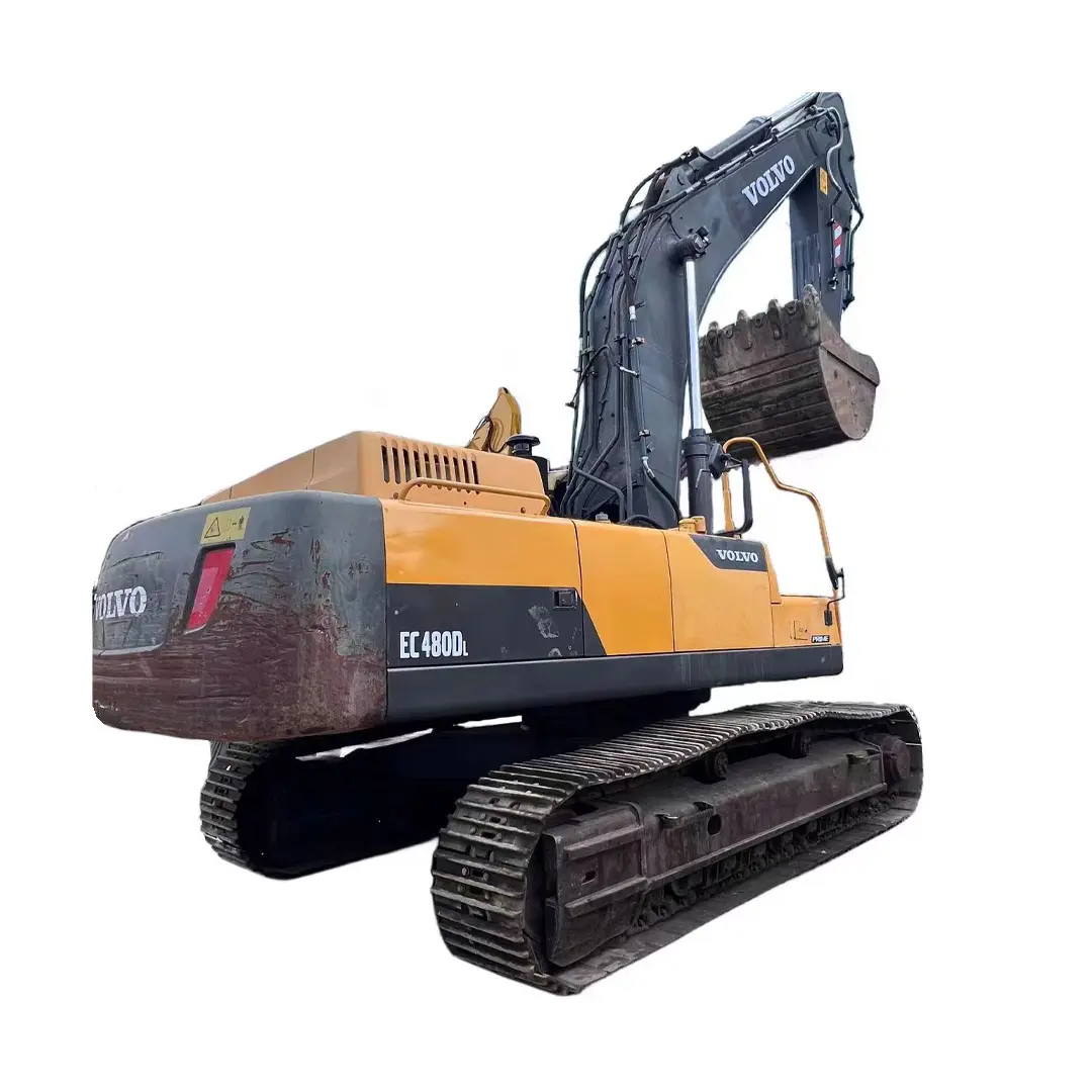 Used VOLVO EC480 48TON Large Crawler Excavator with Good Working Condition and Excavator Parts