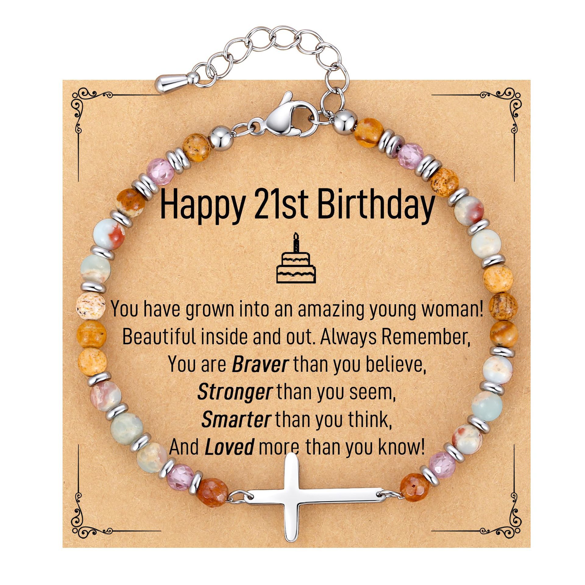 21ème + Bracelet en pierre Shoushan