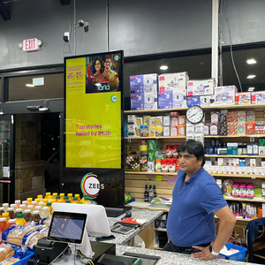 Коммерческий внутренний ЖК-монитор Digital Signage 65 дюймов дисплей высокой яркости с сетевым управлением для транзитной станции - Product Image 1