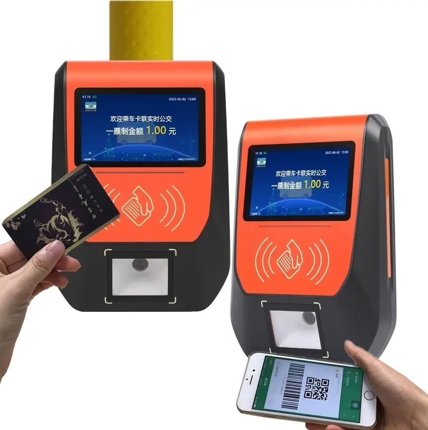 Tren biletleri Transit Validators Android fatura makinesi Pos ödeme terminali Gprs ile