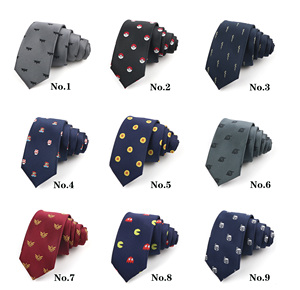 Microfiber Jacquard Super Hero Symbol Ties Movie Theme Necktie Comic Character Tie Men Movie Necktie Spider Logo Tie - Product Image 3
