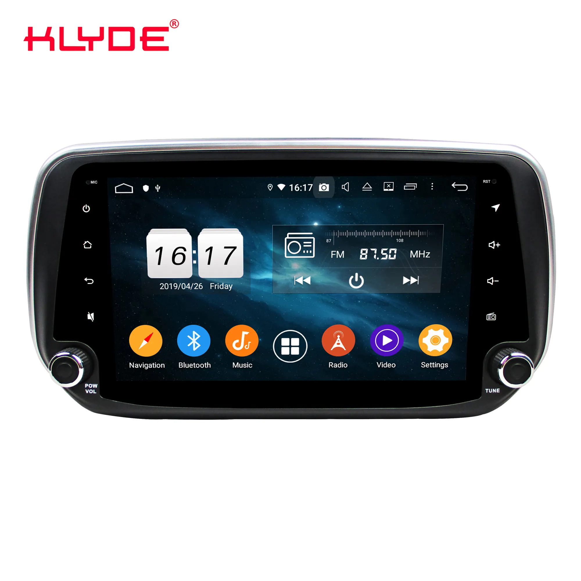 Radio con GPS para coche, KD-9401 con DSP integrado, llamada de tres vías, NXP6686, audio, android, para IX45/Santa Fe, 2018, 2019, 2020, oferta