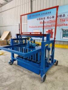 High Yield and Cost-efficiency Interlocking <strong>Block</strong> <strong>Machine</strong> Automatic With Mobile Wheels Egg-laying Brick <strong>Maker</strong> - Product Image 4