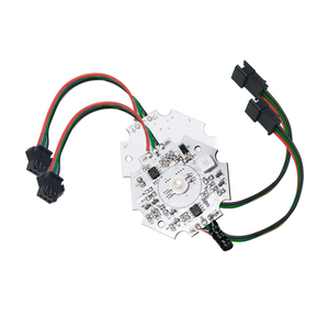 3W ad alta potenza WS2811 controllata ha condotto il modulo pixel DC12-24V ingresso RGB indirizzabile full color Pixel Luce