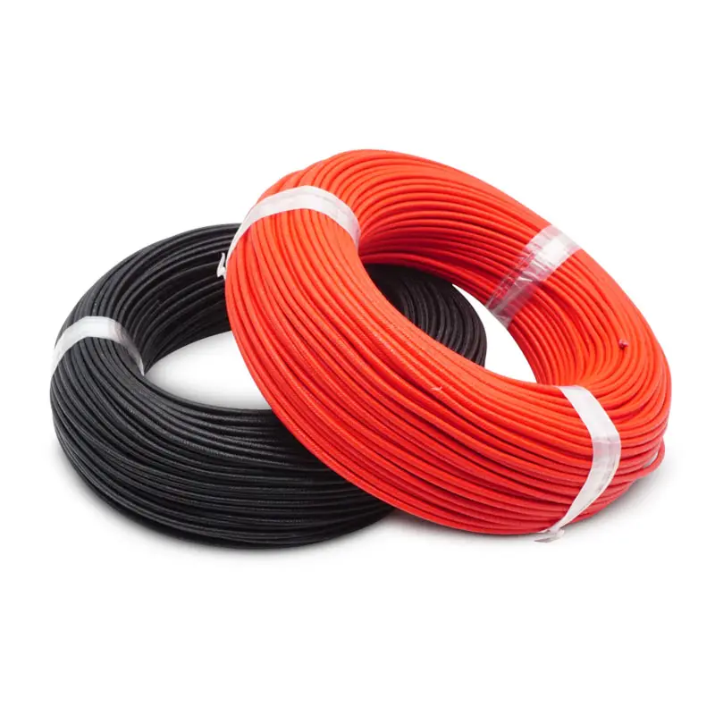 Isolamento de fibra de vidro trançado de silicone de alta temperatura agrp 2.5mm fio de chumbo