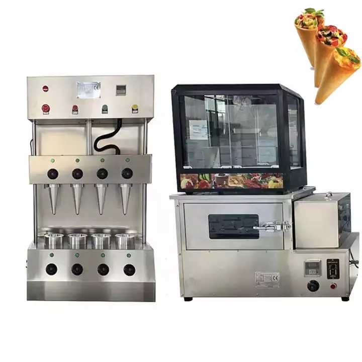 Máquina automática para hacer conos de pizza, máquina para hacer conos de pizza, de buena calidad, fácil de operar