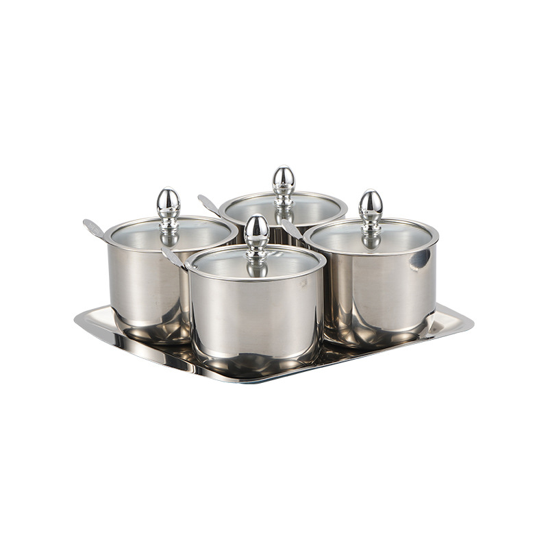 set 4 en argent avec plateau