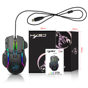 10 Key Wired Game Mouse Makro programmierung 13 RGB-Licht modi 6-Gang 12800dpi Computers pielmaus - Product Image 6