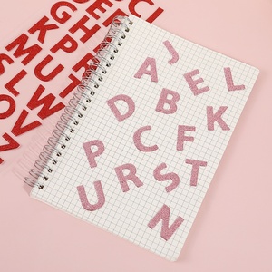 伊娃闪光泡沫板浮肿3d字母贴纸贴纸胶带闪亮DIY字母数字贴纸 - Product Image 4