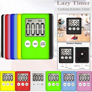 Timer di cottura magnetici cucina LCD schermo digitale Timer da cucina Timer da cucina quadrato conto alla rovescia sveglia per cucinare - Product Image 2