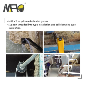 RS485 4 ~ 20mA 0 ~ 5V Ultrasónico Agua Líquido Distancia Nivel Sensor Transmisor Precio de fábrica - Product Image 3