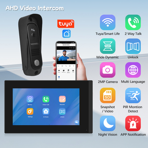 Sistema de timbre de videoportero AHD de 7 pulgadas compatible con desbloqueo RFIC para seguridad en el Hogar Inteligente WIFI puerta Visual teléfono Cámara timbre - Product Image 2