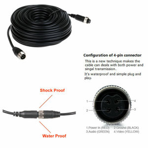 Universal 7-Inch Two-Channel Access <strong>LCD</strong> <strong>Display</strong> <strong>Reverse</strong> Camera Kit 12V-24V Rearview Blind Spot Detection for Cars - Product Image 4