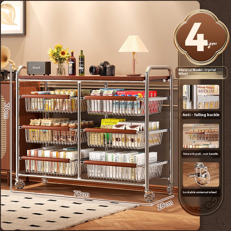 6 boîtes bilatérales 4 couches + roue en cristal