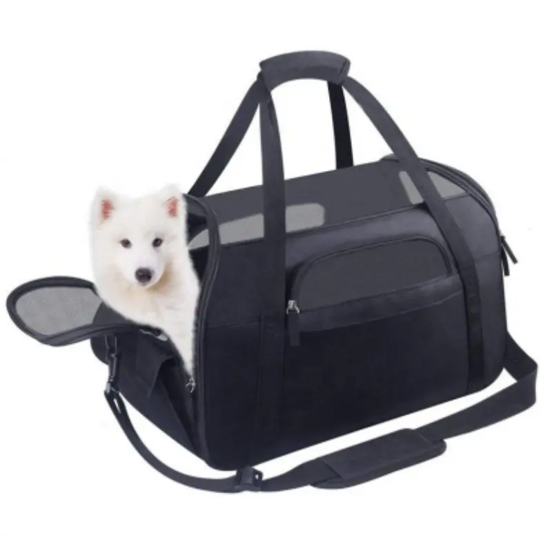 新しいデザインのペット猫犬旅行ショルダーキャリアバッグ高級ペットクロスボディバッグ