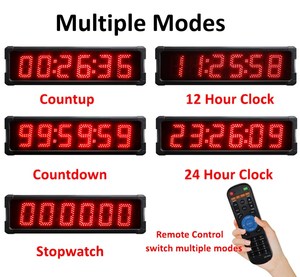 YIZHI GO6T-5R Display da 5 pollici impermeabile LED digitale da corsa all'aperto Timer da corsa per la maratona cronometro - Product Image 4