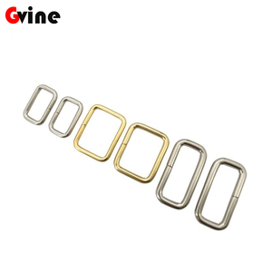 25mm Rectangle <strong>Buckle</strong> Metal Iron Wire <strong>Loop</strong> Ring for Handbag Making Hardware Bag Accessories Adjuster Slide <strong>Buckle</strong> for Strap - Product Image 1