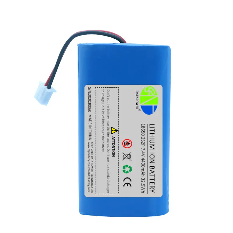 Batteries 18650 personnalisées 5000mAh 1S2P 3.7V 5000mAh 5200mAh 6000mAh 7000mAh Batterie lithium-ion