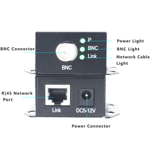 Ethernet Switch Extender Digital Network Transmitter <strong>BNC</strong> Coaxial <strong>Camera</strong> to <strong>IP</strong> Network Transmission Extender - Product Image 6