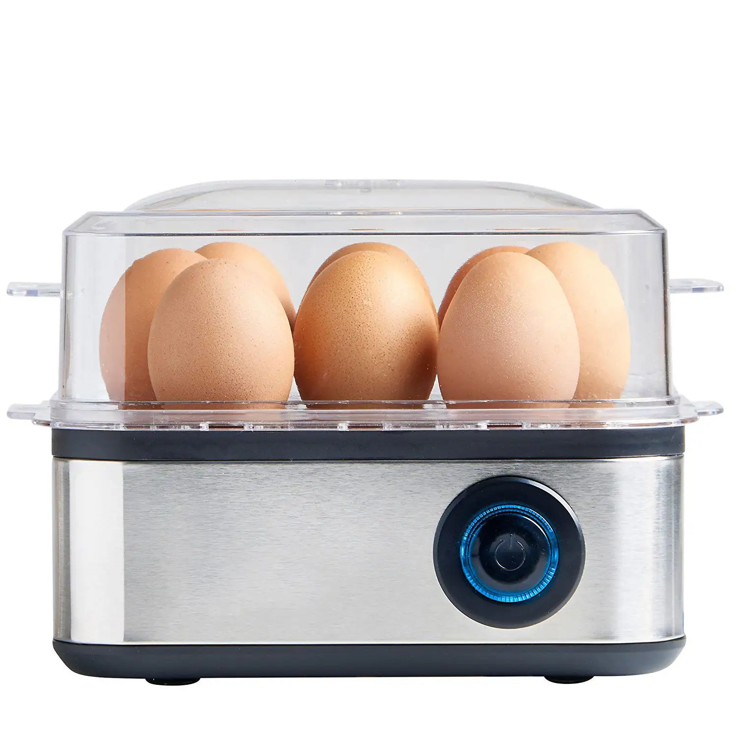 2023 nuova caldaia elettrica per uova con Mini piroscafi elettrici per alimenti quadrati