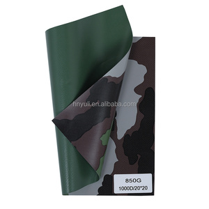 Rollo de lona de camuflaje de lona de tienda de impresión Telas recubiertas de PVC con patrón - Product Image 1