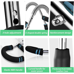 Xách tay hình chữ U Twister cánh tay Exerciser cá nhân tập luyện huấn luyện viên cho vai đào tạo cơ bắp thiết bị tập thể dục với tay Grips - Product Image 2