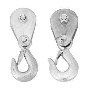 Haken 0,5/1 Tonnen tragende einrädrige Schwenk rollen 1 Stk. Hochfester Stahl-Einrad-Hubseil-Riemens ch eiben <span class=keywords><strong>block</strong></span>