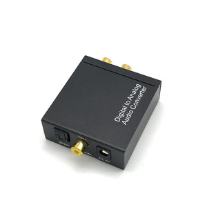 Convertidor de audio analógico digital actualizado Decodificador de audio coaxial con interfaz de auriculares de 3,5 MM Divisor y convertidores de audio - Product Image 1