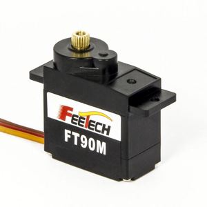 FT90M S0009 9g มินิ RC เซอร์โว270องศามอเตอร์เกียร์หุ่นยนต์สี่ใบพัดโลหะขนาดเล็กของเล่นเด็กสำหรับการศึกษาเกี่ยวกับลำต้น Quadcopter - Product Image 1