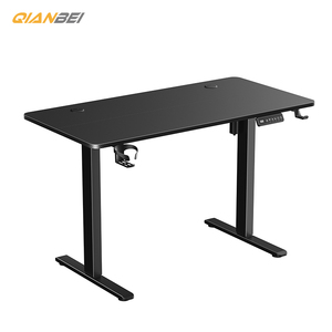 Escritorio De Pie ajustable de grado comercial con sistema anticolisión-Mesa de oficina eléctrica ajustable en altura para espacios de trabajo - Product Image 1