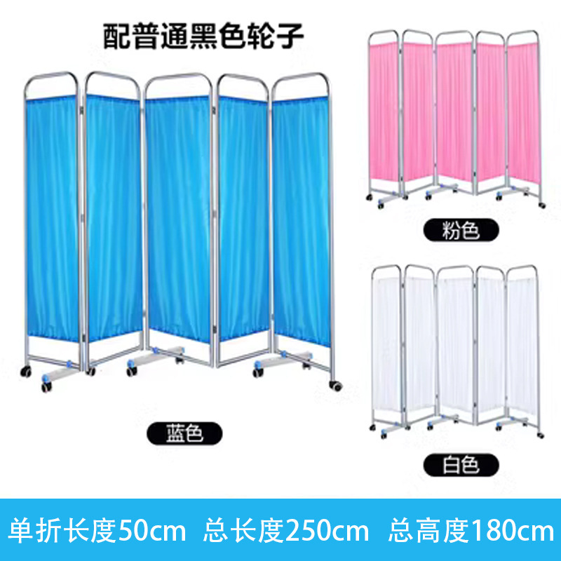 Steel-plastic 50% folding universal brake wheel