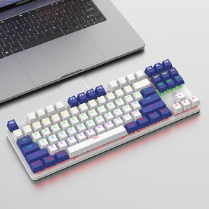 Teclado mecánico para juegos con cable para hombres, 87 teclas personalizadas, Teclado retroiluminado RGB para computadora portátil, teclado para computadora de oficina - Product Image 6