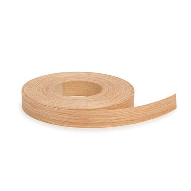 Edge Supply 3/4\" X 200m Natural Red Oak Wood Veneer Edges Banding Finger Veneer Panels with Durable Wood Veneers