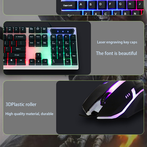 Factory Custom <strong>Computer</strong> LED Gaming <strong>Keyboard</strong> <strong>and</strong> <strong>Mouse</strong> Combos Abs USB Wired <strong>Mouse</strong> <strong>and</strong> <strong>Keyboards</strong> Sets for <strong>Desktop</strong> - Product Image 3