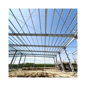 Estructura de construcción prefabricada edificio de construcción de acero diseño optimizado buena fachada uso duradero almacén de resistencia al viento - Product Image 2
