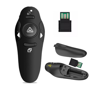2.4GHz USB presentatore Wireless per Windows Mac Linux rosso puntatore Laser telecomando per le presentazioni PowerPoint compatibile - Product Image 1