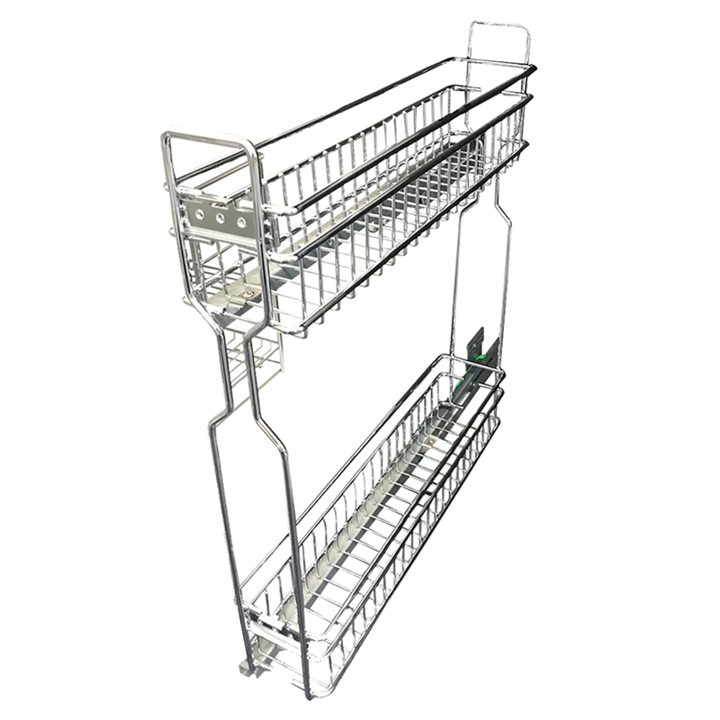Multi-function side pull out baskets wire storage drawers kitchen wire basket