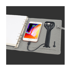 Office Supplies High End Smart <strong>Notepad</strong> A5 Journal Passcode <strong>Lock</strong> Diary Pu Leather <strong>Notebook</strong> <strong>with</strong> Power Bank 8000mah Organizer - Product Image 6