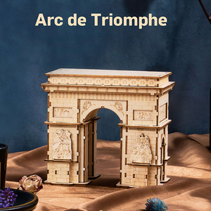 Robotime rolife Bán Buôn Đồ chơi tg502 nổi tiếng thế giới xây dựng Arc de Triomphe mô hình Kit 3D câu đố bằng gỗ - Product Image 2