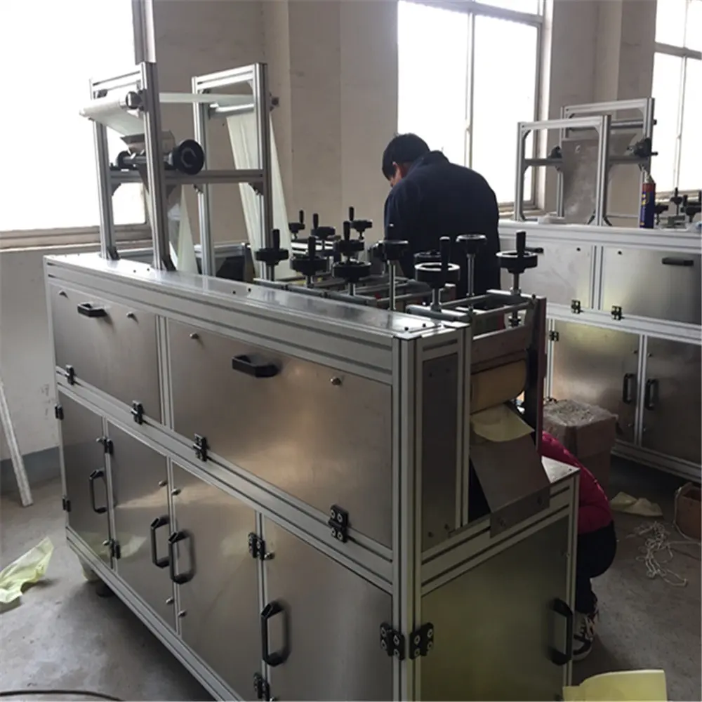 Medical disposable garment shoe cover making machine
