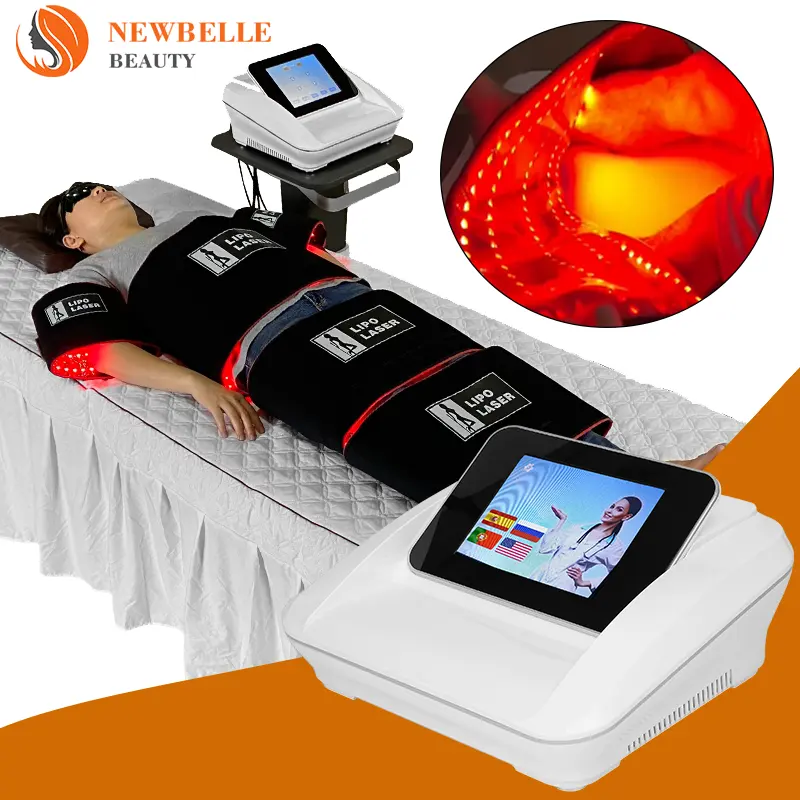 Liposucción de luz de contorno de 635 940nm 5d adelgazamiento corporal alivio del dolor Lipo adelgazamiento rojo infrarrojo cuerpo contorneado máquina de terapia LED
