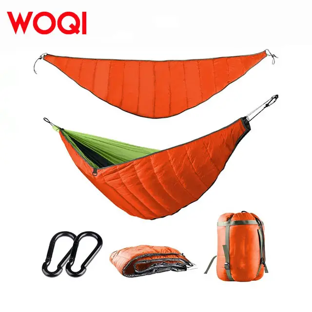 Woqi Outdoor Ultralichte Camping Warme Hangmat Quilt Winter Warme Quilt Katoenen Hangmat Slaapzak