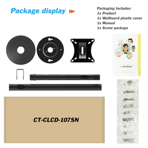Charmount Max VESA 100mm <strong>TV</strong> Bracket Ceiling <strong>Mount</strong> for Hanging <strong>TVs</strong> Durable and Easy-to-<strong>Install</strong> <strong>TV</strong> Cart - Product Image 5