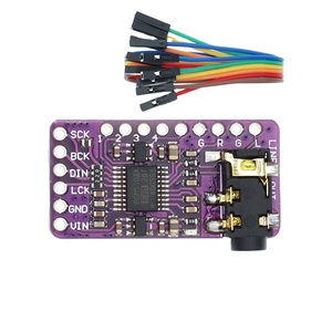 Interfaz PCM5102, decodificador DAC I2S, módulo de reproductor I2S para placa de formato Raspberry Pi pHAT, placa de Audio Digital PCM5102 - Product Image 5