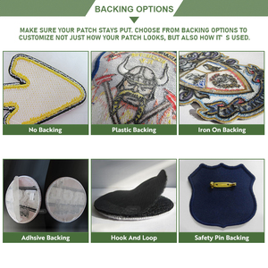 Thêu sắt may trên vá t Áo sơ mi xe máy Áo khoác túi huy hiệu thô Lỗ Tấn công nghịch ngợm xe vận chuyển Zombie - Product Image 5