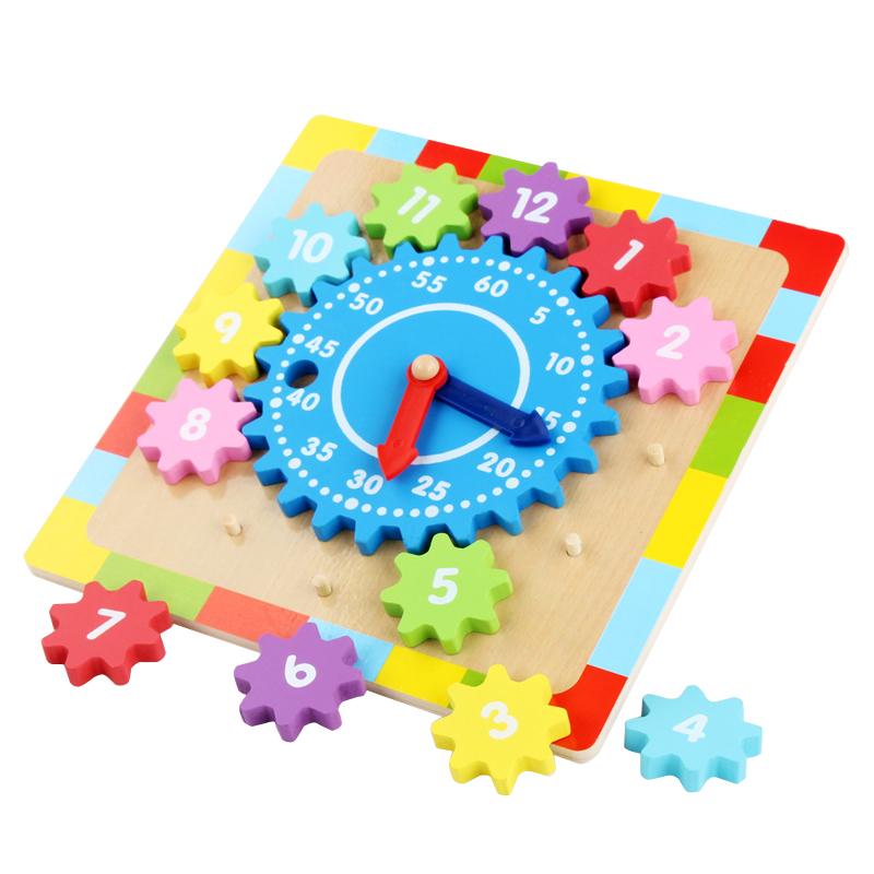 Reloj giratorio de engranajes digitales