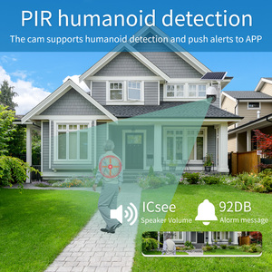 IP66高清IP闭路电视360网络监控无Fil自动跟踪低功耗10倍变焦户外Eseecloud 4g双PTZ太阳能摄像机 - Product Image 3